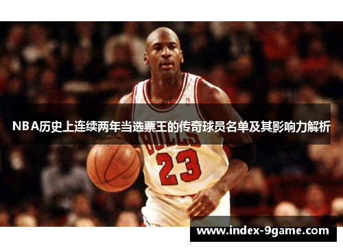 NBA历史上连续两年当选票王的传奇球员名单及其影响力解析