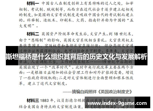 斯坦福桥是什么组织其背后的历史文化与发展解析